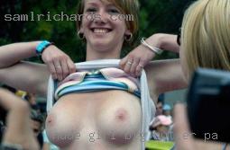 Nude girl big breast sucking hard in Butler, PA.
